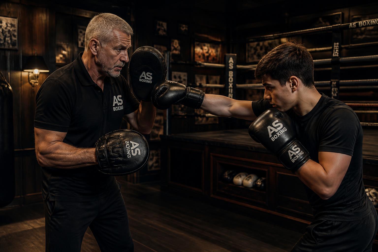 Coach AS Boxing accompagnant un élève en coaching privé à Toulouse