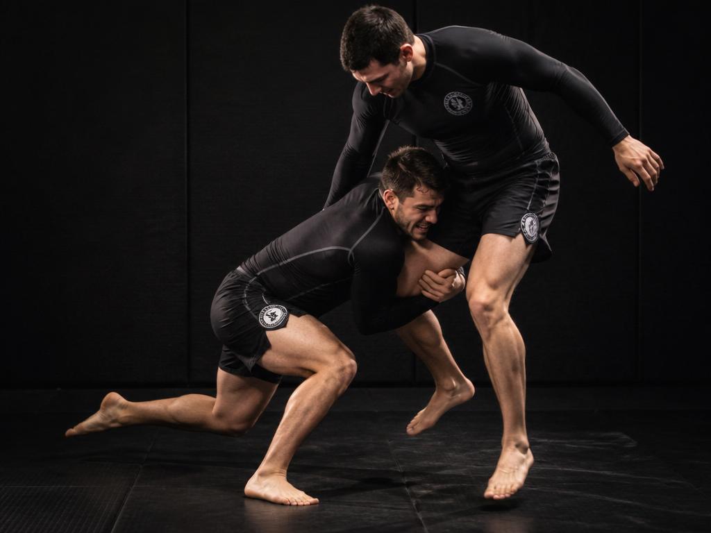 Projection et takedown en grappling