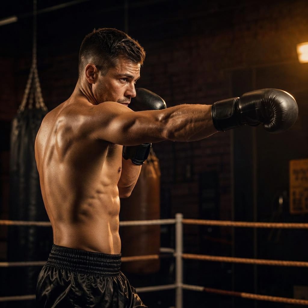 Bloc offensif — déplacement, attitude, préparation d'attaque et frappe en boxe anglaise